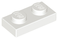 White Plate 1 x 2