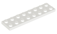 White Plate 2 x 8