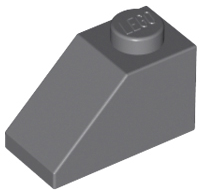 Dark Bluish Gray Slope 45 2 x 1