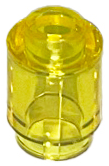 Trans-Yellow Brick, Round  1 x 1