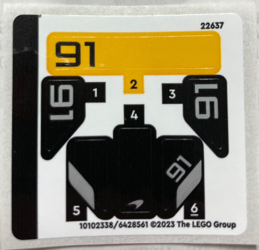 Sticker Sheet for Set 30657 - (10102338/6428561)