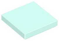 Light Aqua Tile 2 x 2
