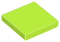 Lime Tile 2 x 2