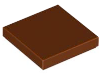 Reddish Brown Tile 2 x 2