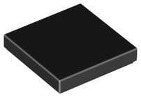 Black Tile 2 x 2