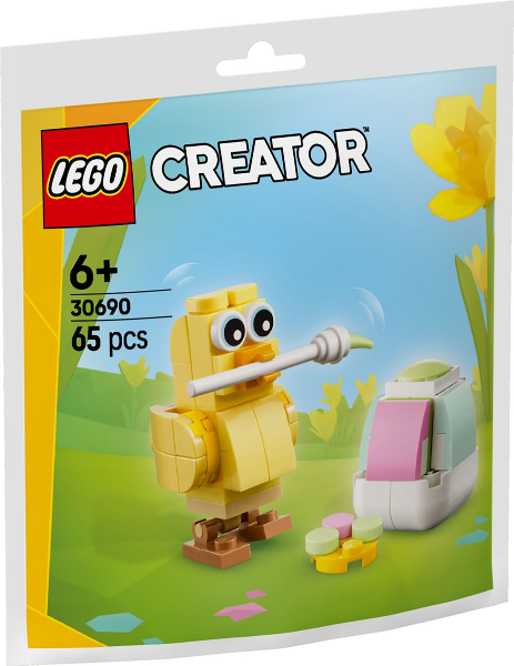 30690 Easter Egg Chick Painting Fun paper bag