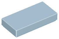 Sand Blue Tile 1 x 2
