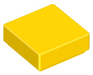Yellow Tile 1 x 1