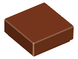 Reddish Brown Tile 1 x 1