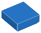 Blue Tile 1 x 1
