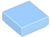 Bright Light Blue Tile 1 x 1