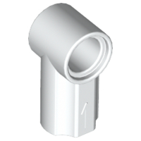 White Technic, Axle and Pin Connector Angled #1