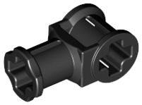Black Technic, Axle Connector with Axle Hole