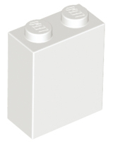 White Brick 1 x 2 x 2 with Inside Stud Holder