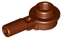 Reddish Brown Bar   1L with 1 x 1 Round Plate with Hollow Stud