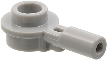 Light Bluish Gray Bar   1L with 1 x 1 Round Plate with Hollow Stud