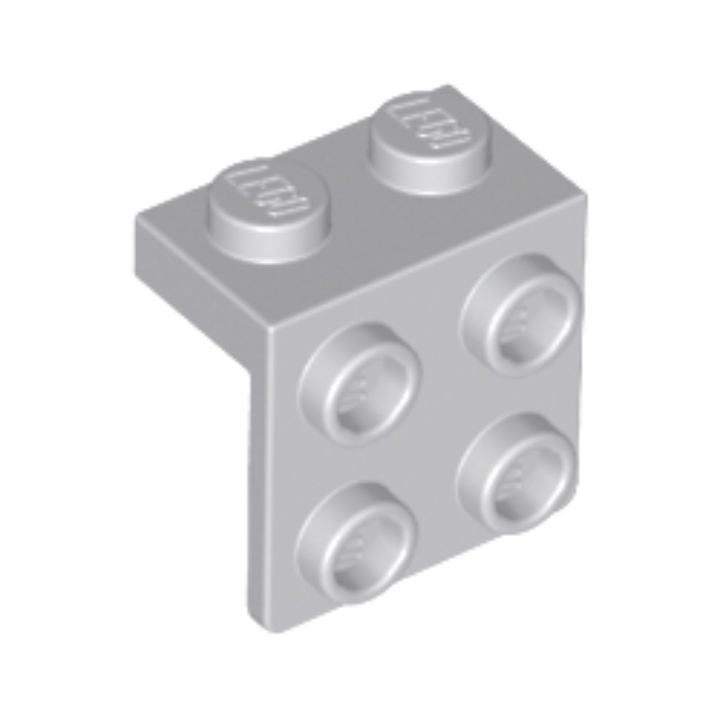 Light Bluish Gray Bracket 1 x 2 - 2 x 2