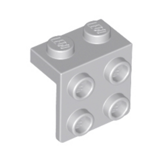 Light Bluish Gray Bracket 1 x 2 - 2 x 2