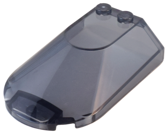 Trans-Black Windscreen 6 x 4 x 1 1/3 Canopy Sloped Sides