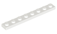 White Plate 1 x 8