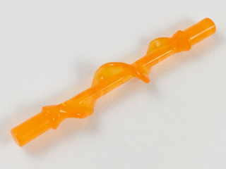 Trans-Orange Power Burst, Bolt Spiral with Bar Ends