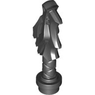 Black Minifigure, Weapon Sword Hilt with Dragon Head