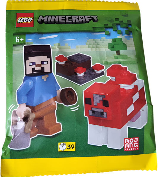 662407 Steve with Mooshroom paper bag