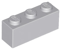 Light Bluish Gray Brick 1 x 3