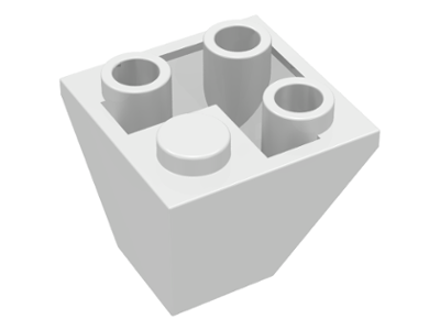 White Slope, Inverted 45 2 x 2 Double Convex