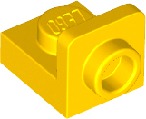 Yellow Bracket 1 x 1 - 1 x 1 Inverted