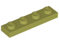 Olive Green Plate 1 x 4