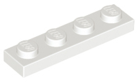 White Plate 1 x 4