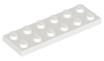 White Plate 2 x 6