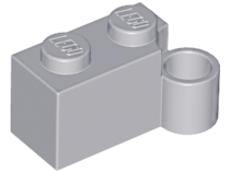 Light Bluish Gray Hinge Brick 1 x 4 Swivel Base