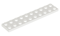 White Plate 2 x 10