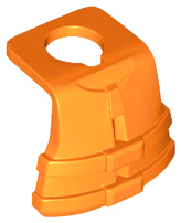 Orange Minifigure Life Jacket, 2 Straps