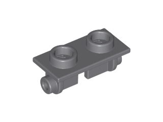 Dark Bluish Gray Hinge Brick 1 x 2 Top Plate