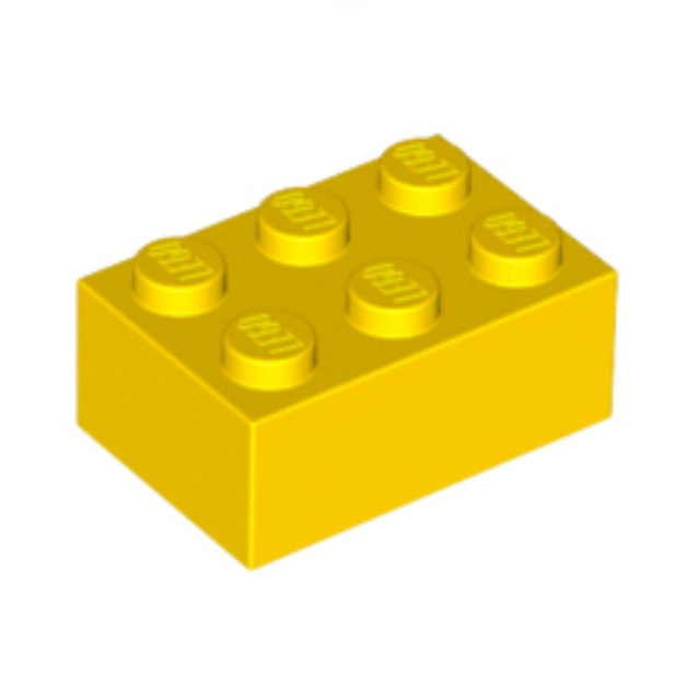 Yellow Brick 2 x 3