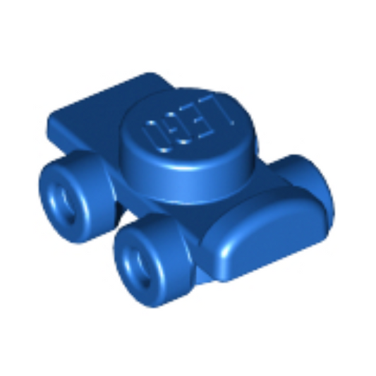 Blue Minifigure Footgear Roller Skate