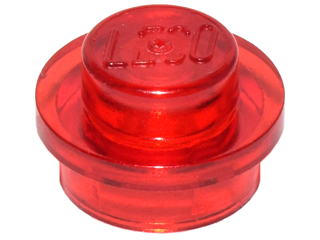 Trans-Red Plate, Round 1 x 1