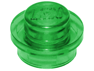 Trans-Green Plate, Round 1 x 1