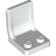 White Minifigure, Utensil Seat / Chair 2 x 2