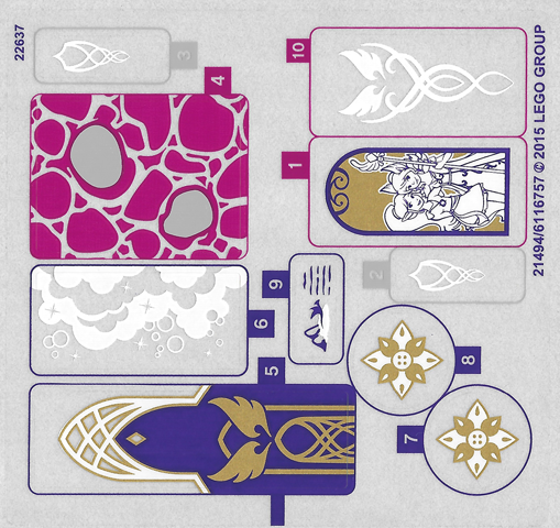 Sticker Sheet for Set 41078 - (21494/6116757)