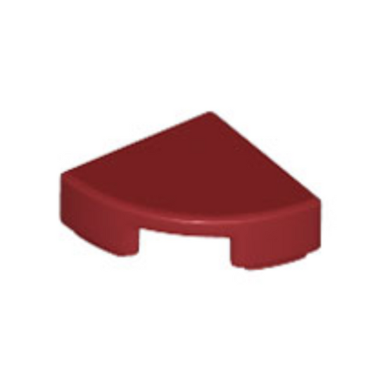 Dark Red Tile, Round 1 x 1 Quarter