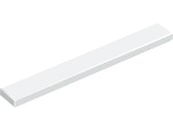 White Tile 1 x 8
