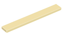 Tan Tile 1 x 8