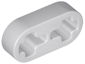 Light Bluish Gray Technic, Liftarm Thin 1 x 2 - Axle Holes