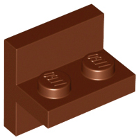 Reddish Brown Bracket 2 x 2 - 1 x 2 Centered