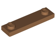 Medium Nougat Plate, Modified 1 x 4 with 2 Studs with Groove