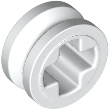 White Technic Bush 1/2 Smooth